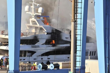 Image for article Fire at Benetti: Official yard statement